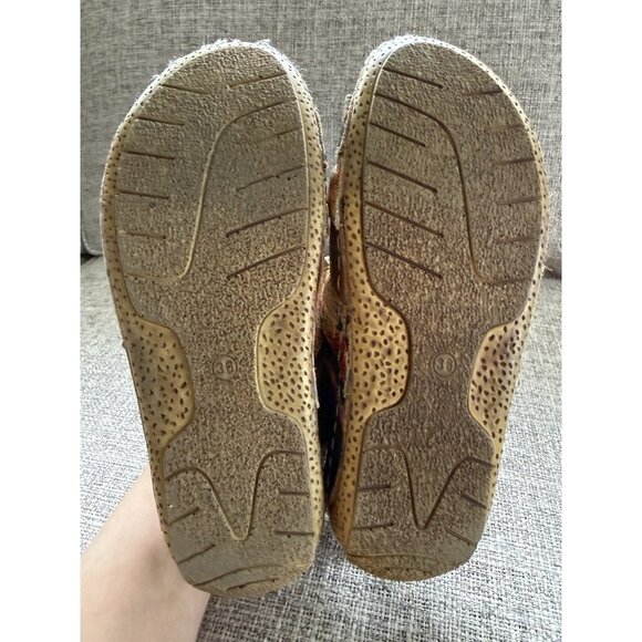 L'ARTISTE Spring Step Butterflies Leather Sandals EU 36 US 5.5-6 Eclectic Artsy - Picture 9 of 12